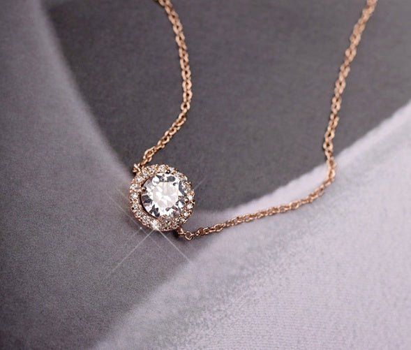 Round Crystal Anklet - IndianCollection