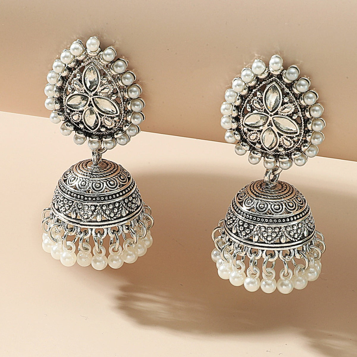 Water Drop Jhumka Earrings