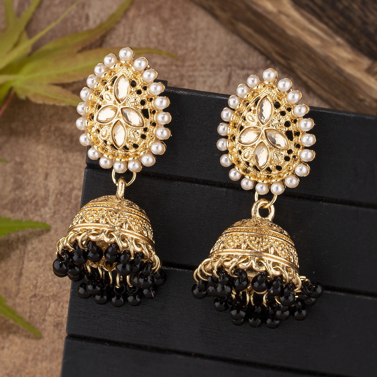 Water Drop Jhumka Earrings