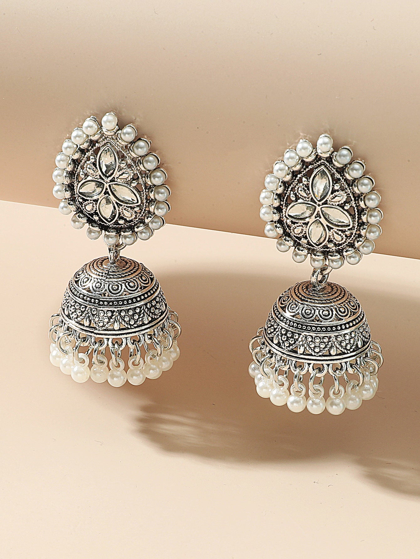 Water Drop Jhumka Earrings