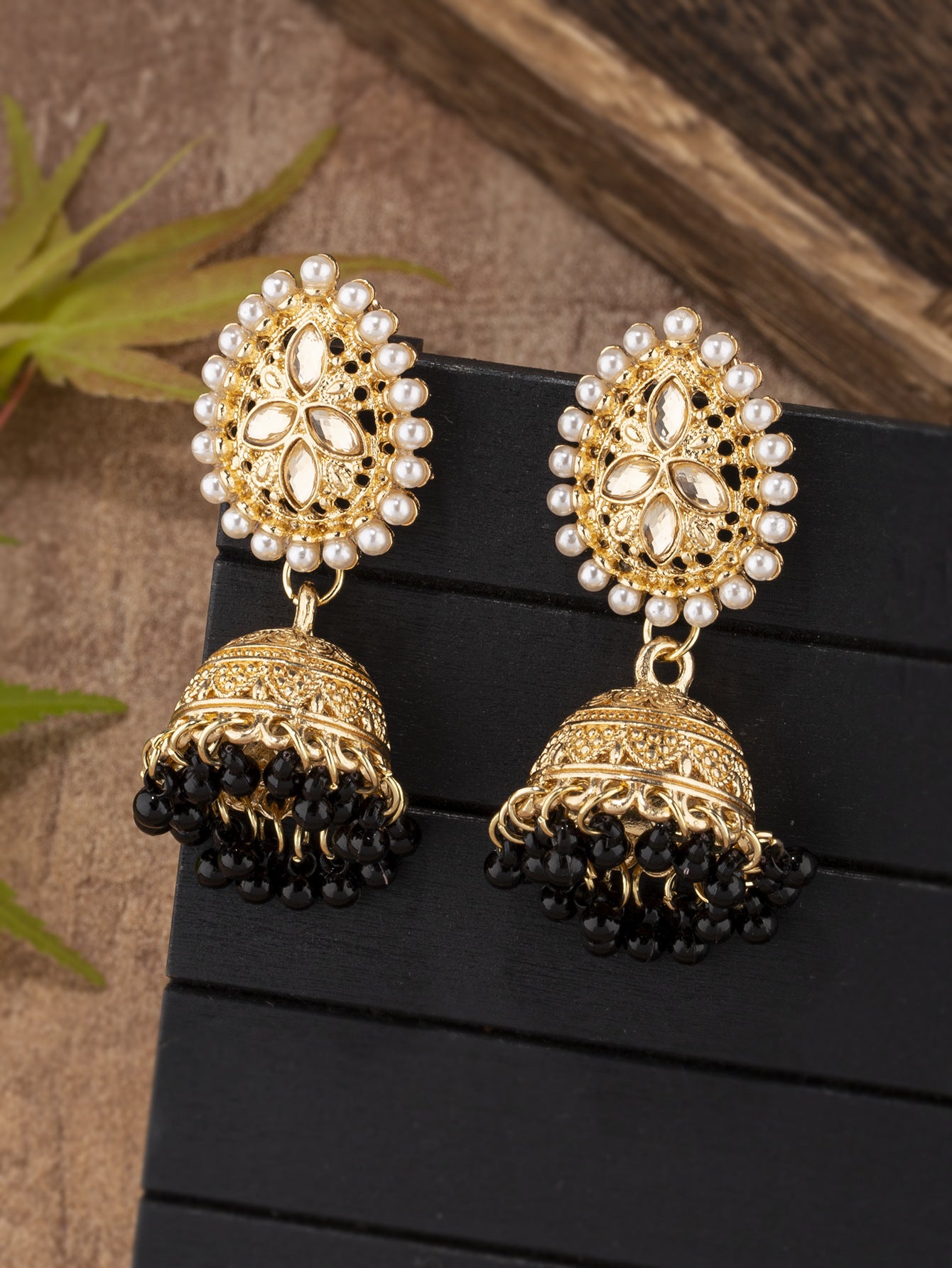 Water Drop Jhumka Earrings