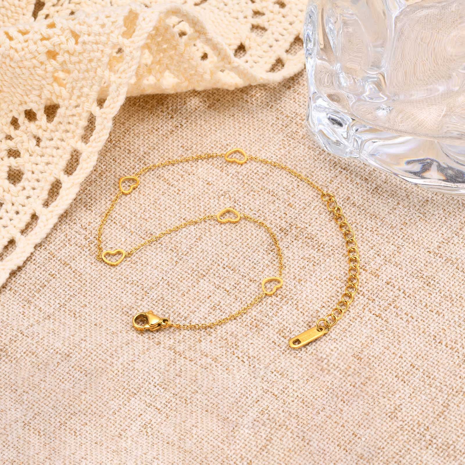 Heart Anklet - IndianCollection